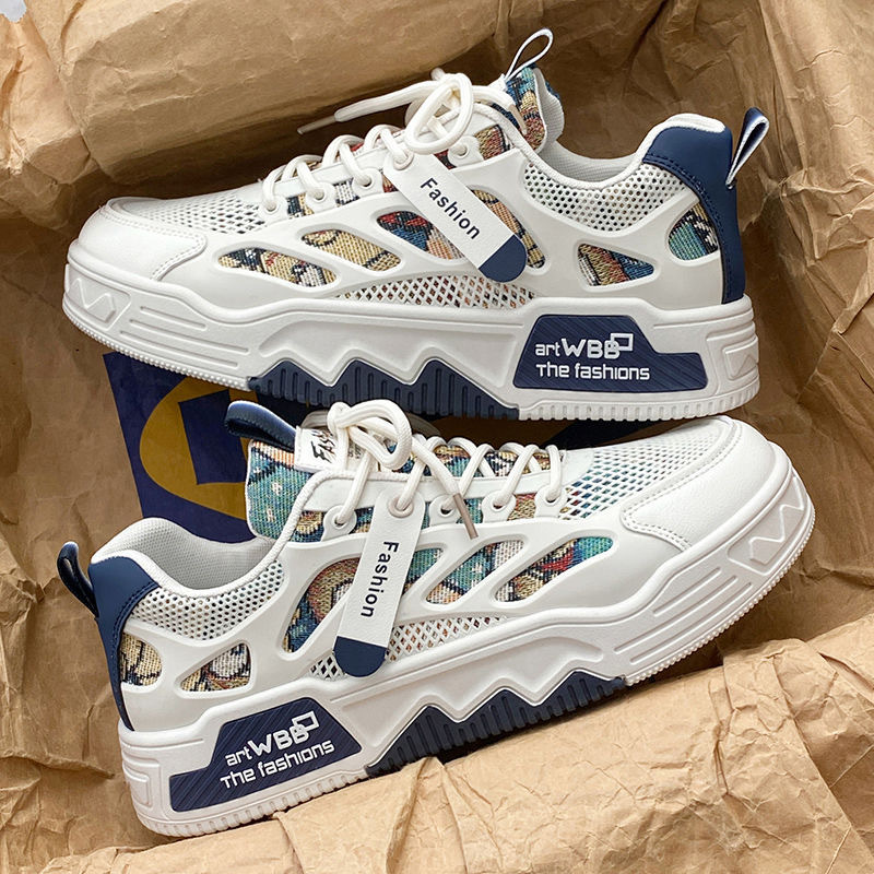 Men Shoes Vans - 2026 メンズ高級ランニングシューズ通気性スケートボードシューズ分厚い快適なカジュアルスニーカー男性 Tenis Masculino 靴男性