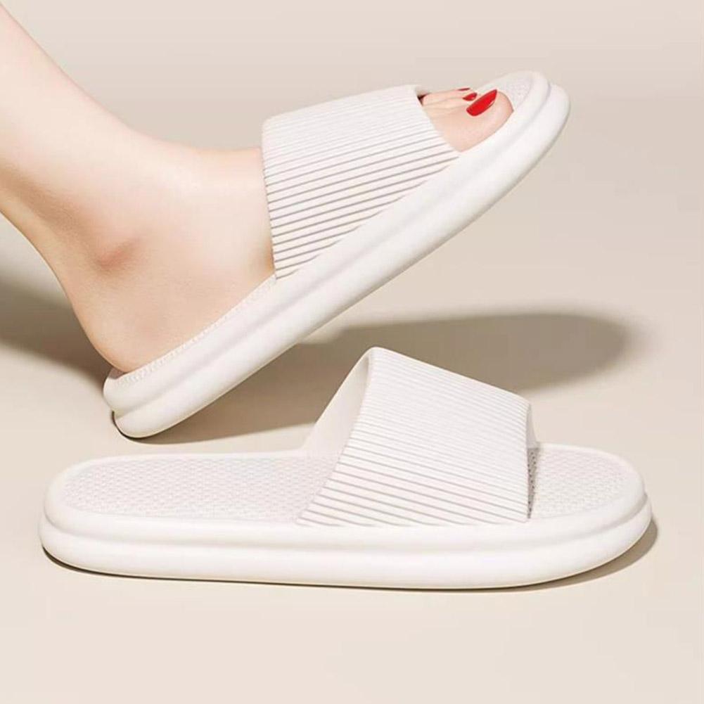 Men'S Shoes Slip On - 女性用サマーコンサイスEVAスリッパ、男性用ソフトホームスライド、カップル用バスルーム滑り止めサンダル、大人用快適アウトドアビーチシューズ