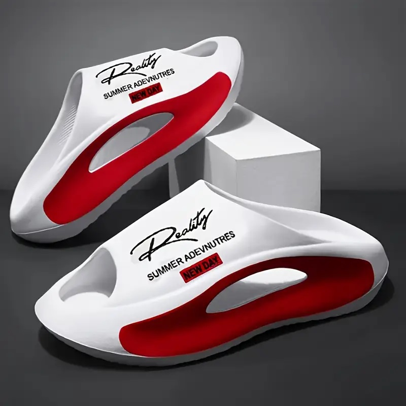 Men'S Shoes Slip On - ユニセックスカジュアル四季スリッパサンダル女性快適なホームスリッパ通気性スリッポンシューズ女性と男性のための靴