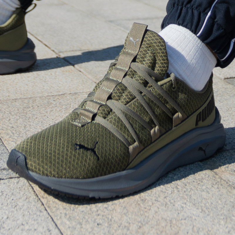 Men'S Shoes Puma Sneakers - プーマ メンズシューズ 新品 ミリタリーグリーン メッシュ 通気性
