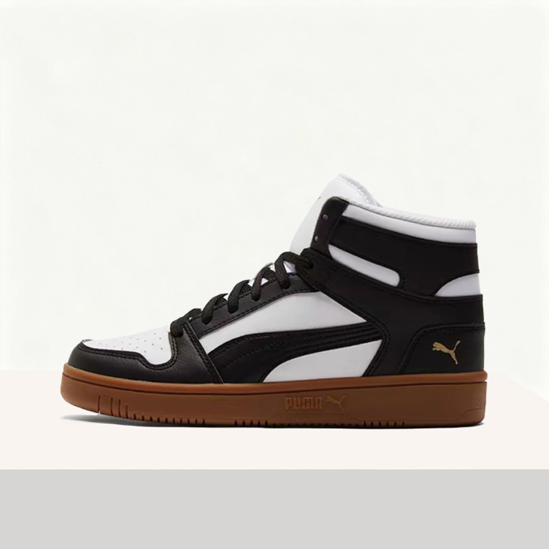 Men'S Shoes Puma Sneakers - プーマ リバウンド ジョイ レトロ ミニマリスト 耐久性と滑りにくいミッドトップ