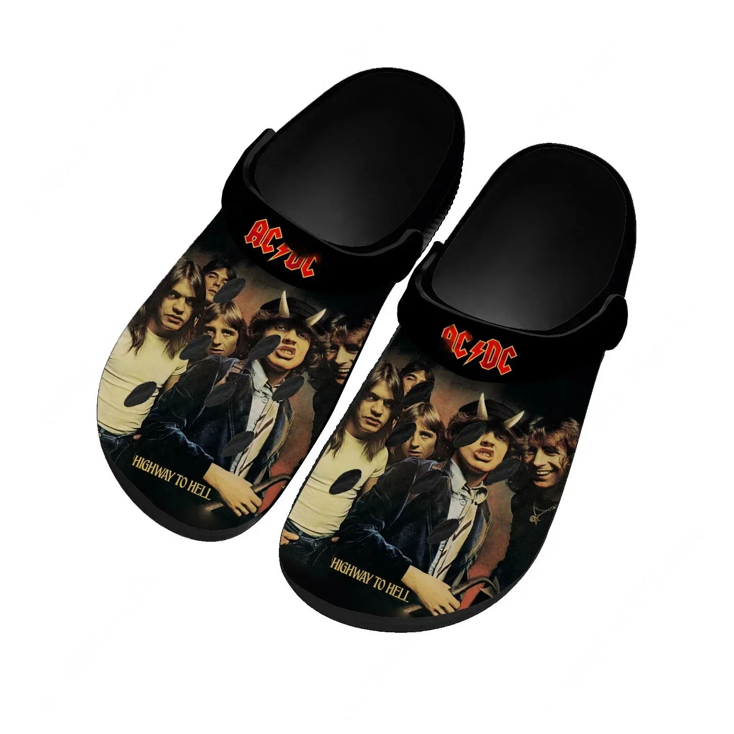 Men'S Shoes Dc - A-AC ホームカスタムサンダル女性ティーンエイジャー D-DC ファッションウォーターシューズ高品質ガーデン通気性快適ビーチホールスリッパ