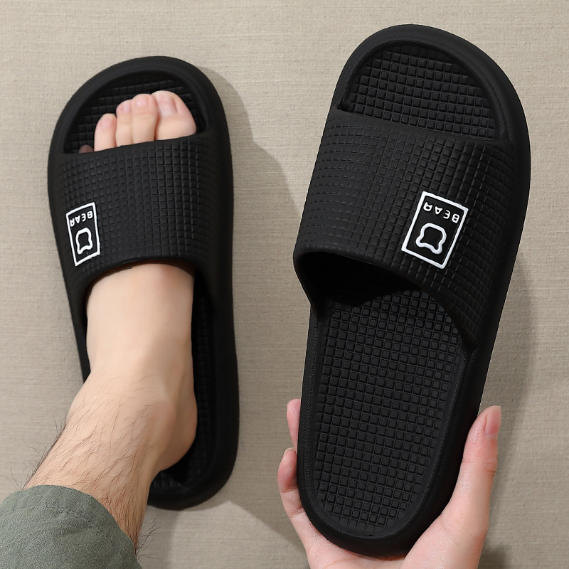女性の夏のスリッパシャワーシューズカップルホームバスルームノ - Men'S Shoes With Platform のレビューと価格