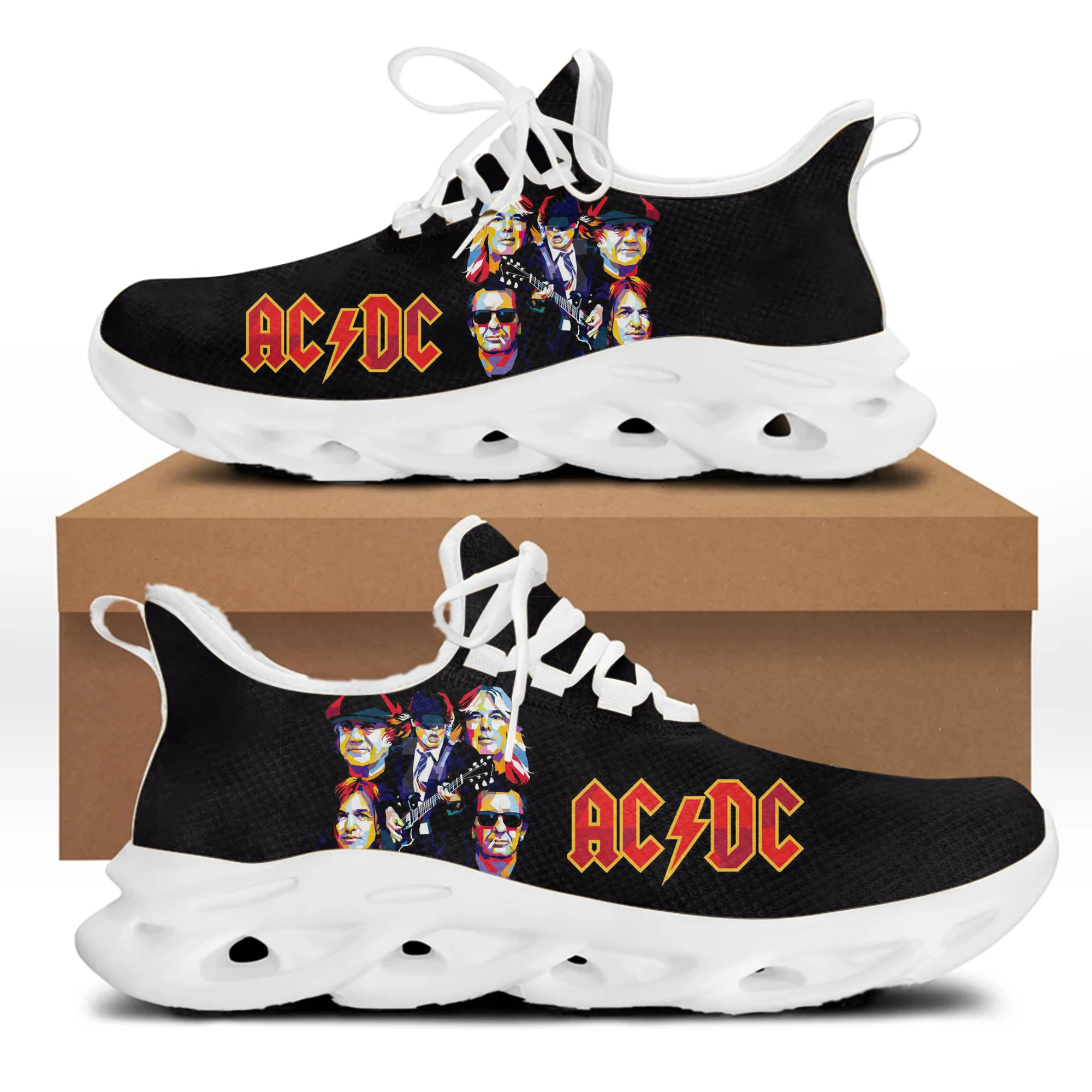 ACロックバンドフラットスニーカーDCメンズレディーススポー - Men'S Shoes Dc のレビューと価格