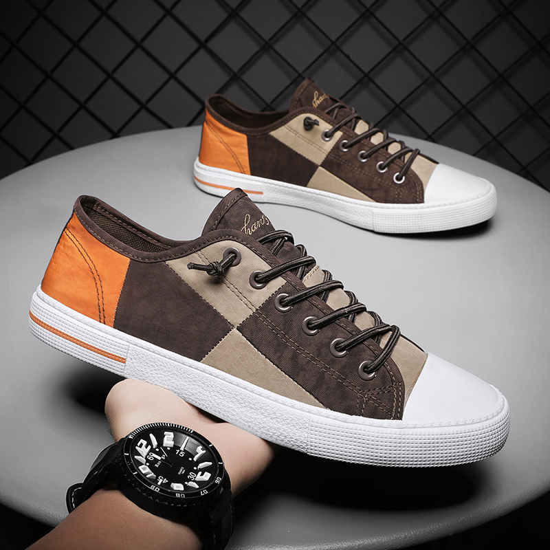 男性用の快適なフラットキャンバススニーカー,テニスやスポーツ - Men Shoes Vans のレビューと価格