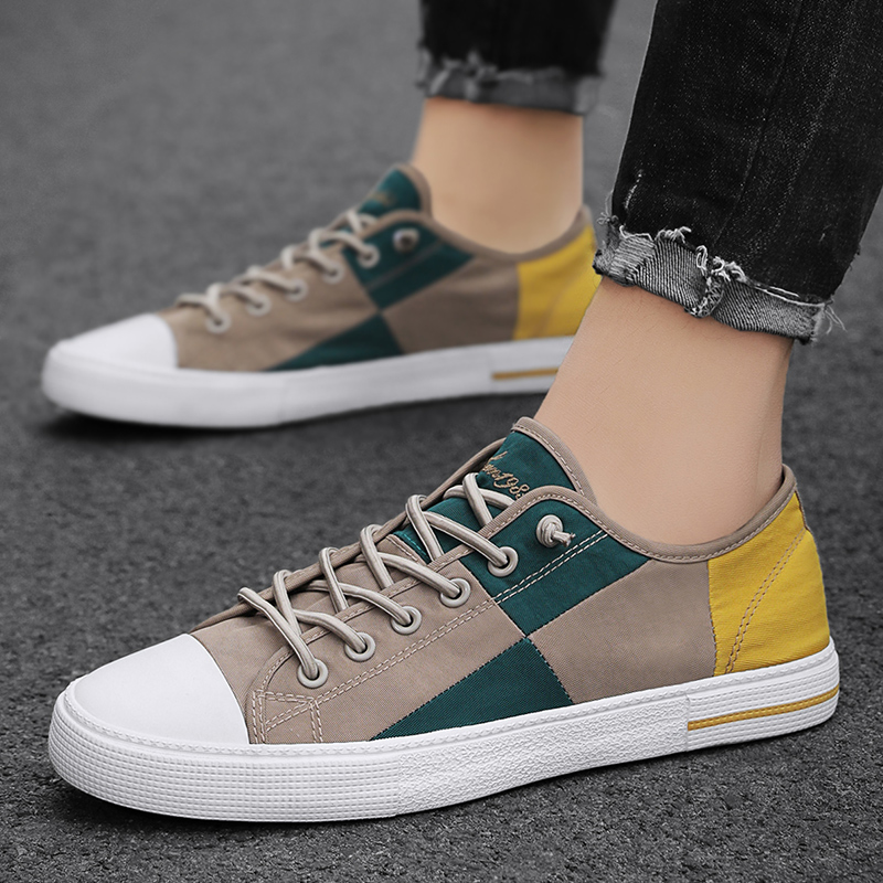 男性用の快適なフラットキャンバススニーカー,テニスやスポーツ - Men Shoes Vans のレビューと価格