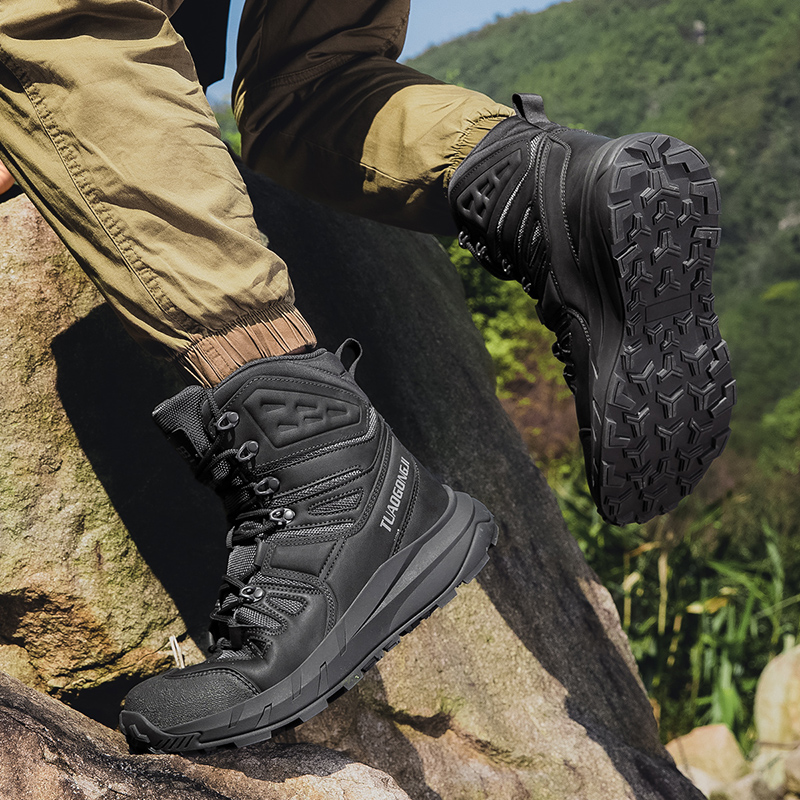 メンズミリタリータクティカルブーツ アーミーブーツ メンズサ - Men'S Shoes Hiking のレビューと価格