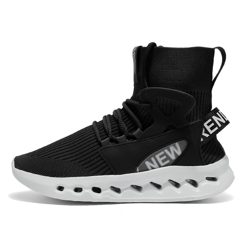トレンドメンズハイカットソックスシューズ通気性メッシュ厚底ト - Men Shoes Running のレビューと価格