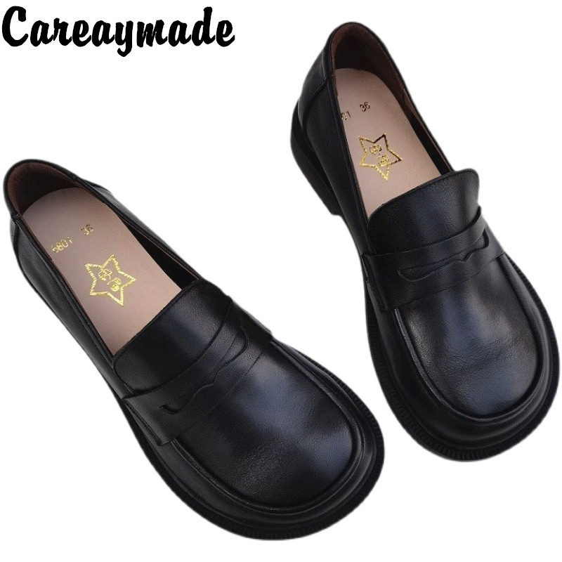 Cauaymade-カジュアルなオックスフォードの靴,男性用 - Men'S Shoes Slip On のレビューと価格