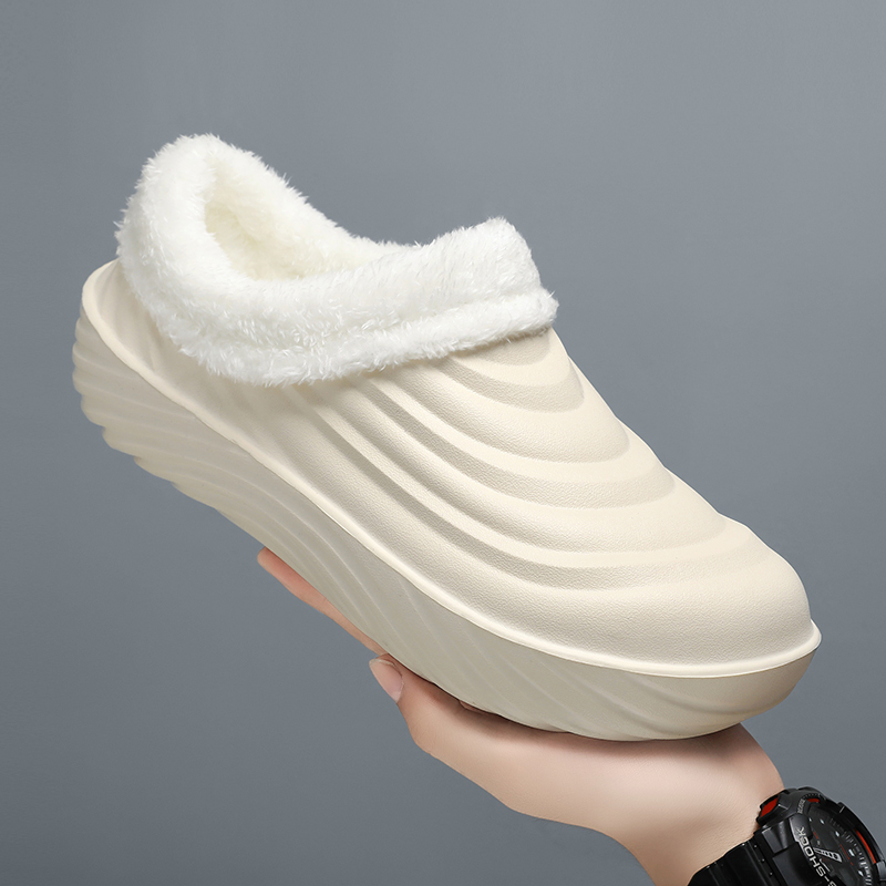 女性スリッパ綿男性冬靴高品質高級パッド入り毛皮デザイナーブラ - Men'S Shoes Quality Brands のレビューと価格