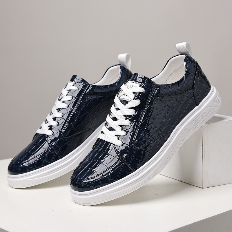 クラシックなメンズローカットスケートシューズ、レザー、レース - Men'S Shoes Hugo Boss のレビューと価格