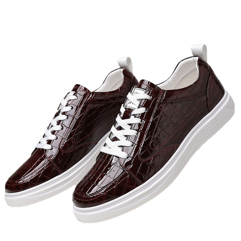 クラシックなメンズローカットスケートシューズ、レザー、レース - Men'S Shoes Hugo Boss のレビューと価格
