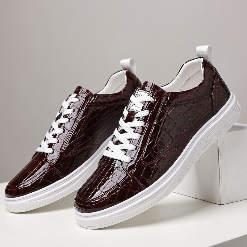 クラシックなメンズローカットスケートシューズ、レザー、レース - Men'S Shoes Hugo Boss のレビューと価格
