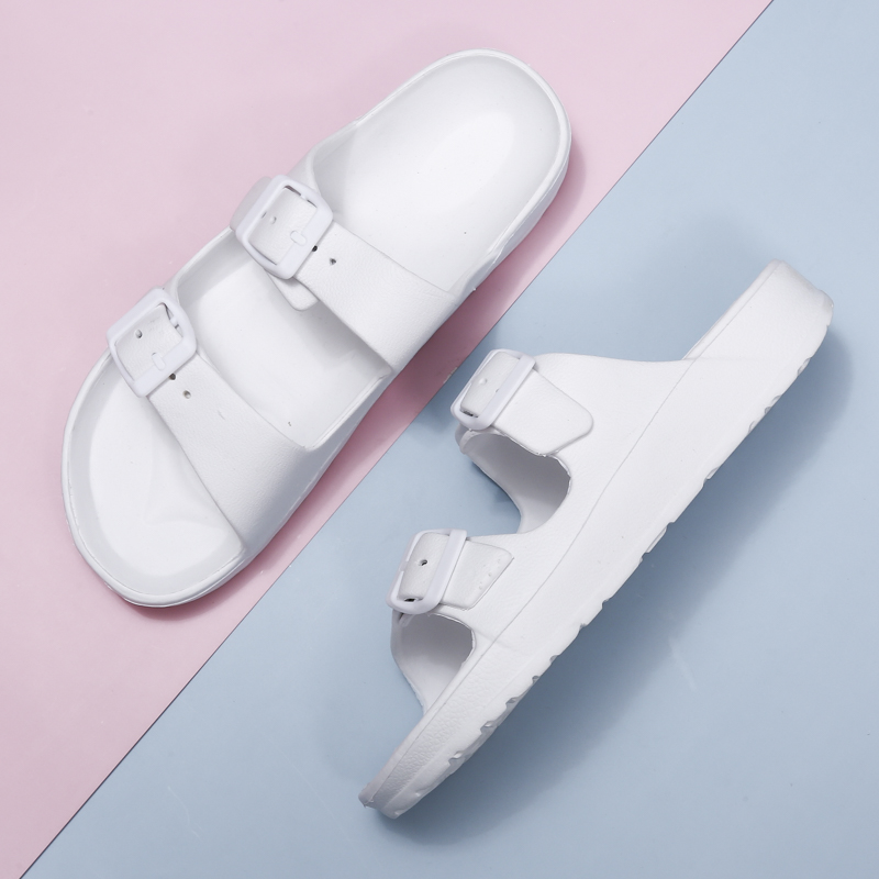 ハウススリッパ 軽量で調節可能なEVAサンダル、ダブルストラ - Men'S Shoes Slip On のレビューと価格