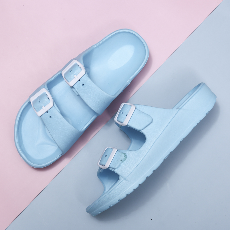ハウススリッパ 軽量で調節可能なEVAサンダル、ダブルストラ - Men'S Shoes Slip On のレビューと価格