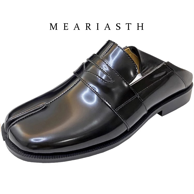 黒のタビシューズ、スプリットトゥ、パテントレザー、女性用ロー - Men'S Shoes Hugo Boss のレビューと価格