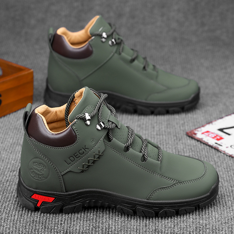男性ヴィンテージ大型サイズ 48 ハイアンクルブーツ手作りオ - Men'S Shoes Hiking のレビューと価格