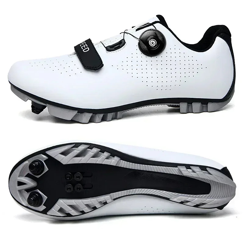 ユニセックスMTBシューズ サイクリングシューズ クリート付 - Men'S Shoes To Women'S のレビューと価格