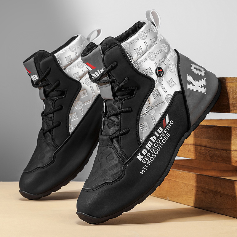 メンズハイカットブーツ、快適な裏地、耐摩耗性アウトソール、ア - Men'S Shoes Hiking のレビューと価格
