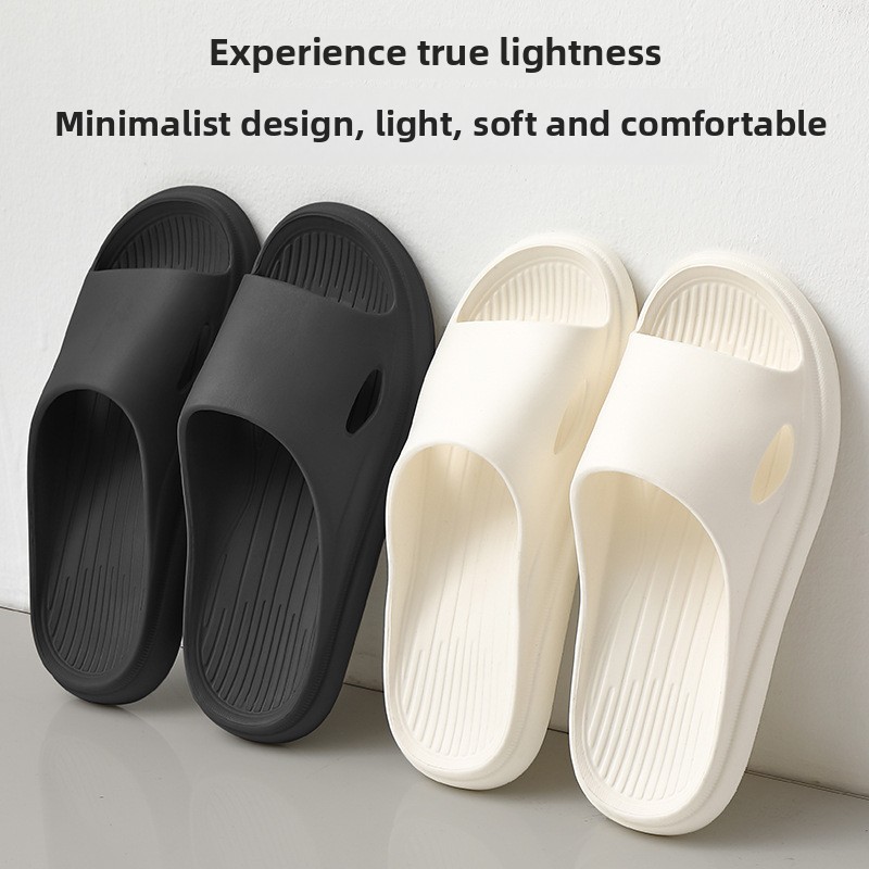 静音サマースリッパ 通気性抜群 バスルームサンダル 防臭 滑 - Men'S Shoes Slip On のレビューと価格