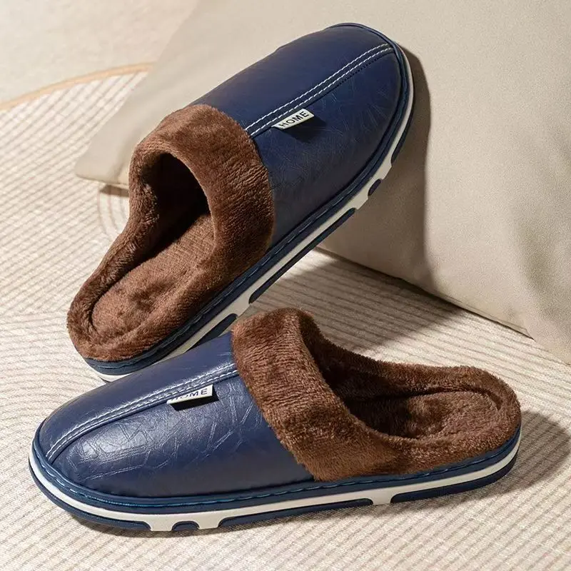 メンズビッグサイズ冬用スリッパ室内PUレザー家庭用防水ふわふ - Men'S Shoes Hugo Boss のレビューと価格