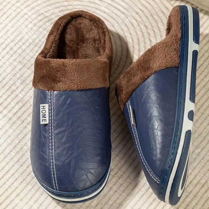 メンズビッグサイズ冬用スリッパ室内PUレザー家庭用防水ふわふ - Men'S Shoes Hugo Boss のレビューと価格