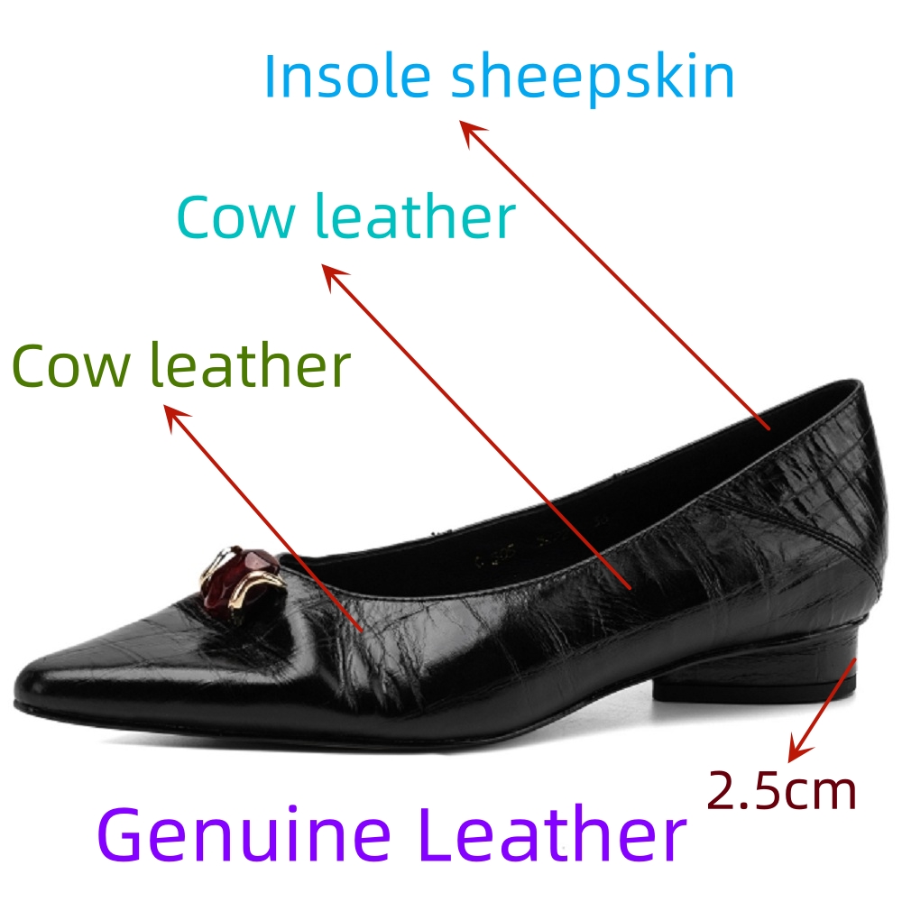 【JOCHEBED HU】女性の手作り本革ポインテッドトゥメ - Men'S Shoes Slip On のレビューと価格