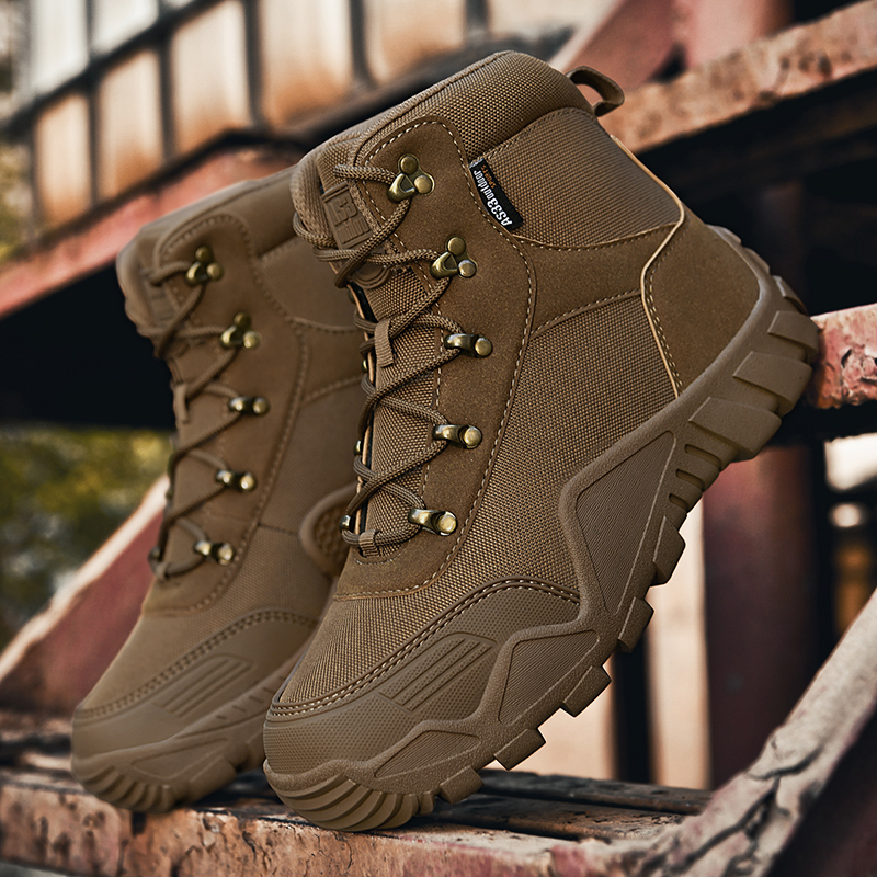 男性の戦術的な靴アウトドアクライミングハイキングシューズアー - Men'S Shoes Hiking のレビューと価格