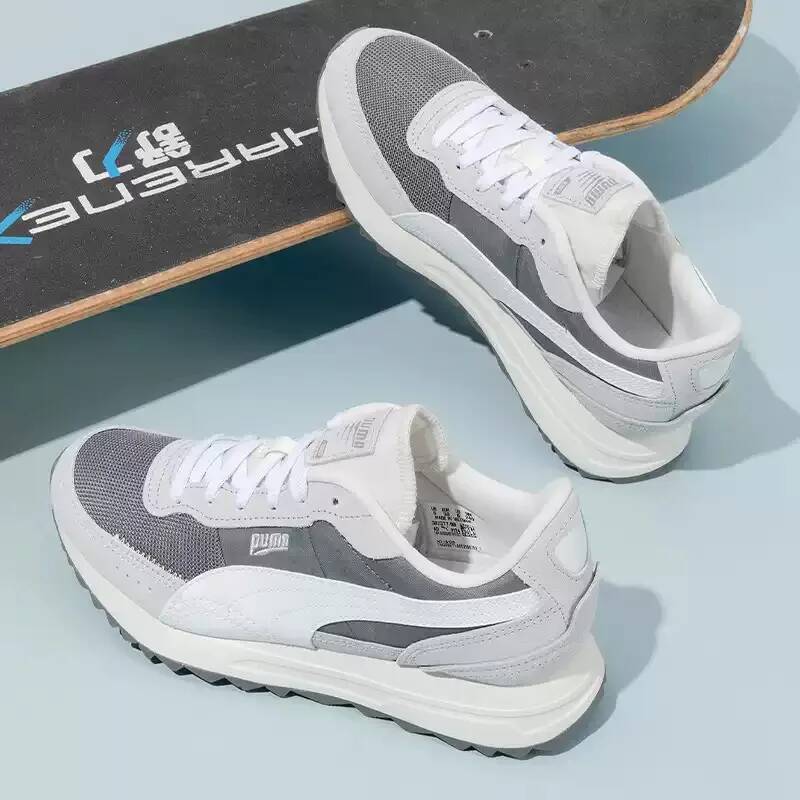 プーマ男性白黒ロートップスニーカークラシッククリーンレザーカ - Men'S Shoes Puma Sneakers のレビューと価格