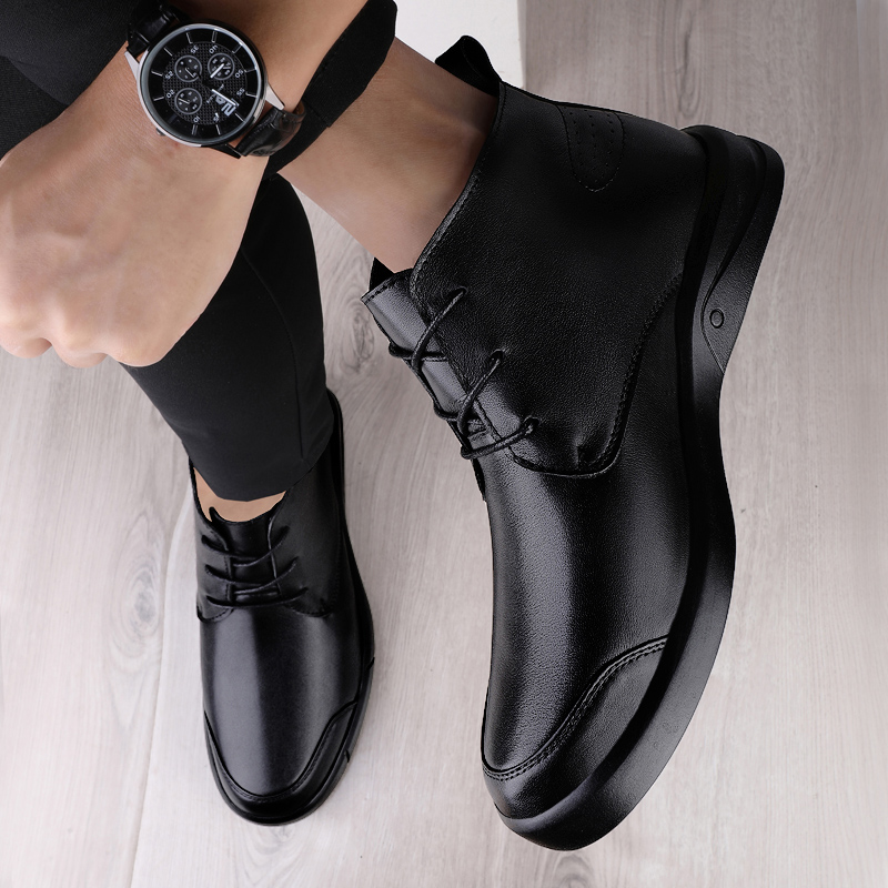 有名高級アンクルブーツ高品質メンズシューズ本革カジュアルシュ - Men'S Shoes Hugo Boss のレビューと価格