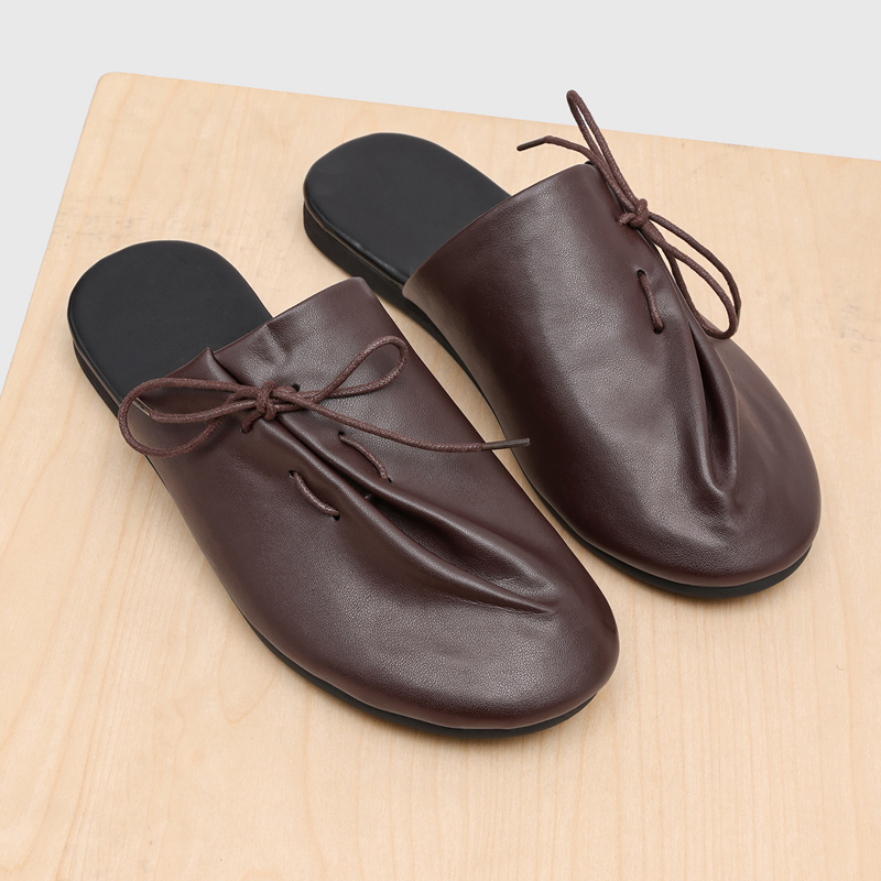 新しくておしゃれで快適なメンズハーフスリッパ、斜めストラップ - Men'S Shoes Hugo Boss のレビューと価格