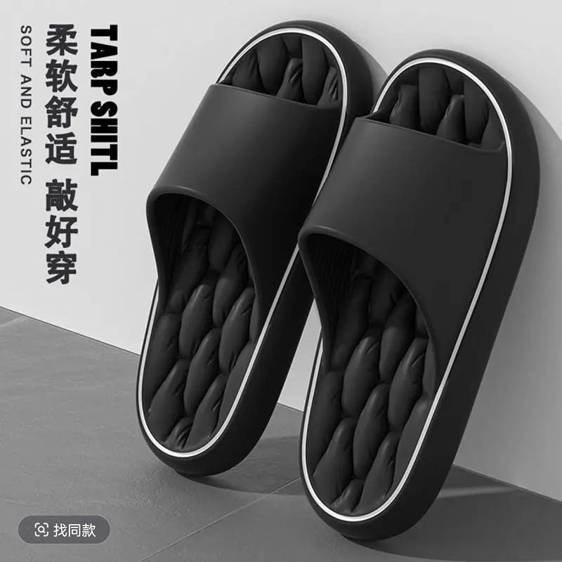 新しい夏の女性の浴室入浴スリッパ男性屋内ホーム EVA 滑り - Men'S Shoes Slip On のレビューと価格