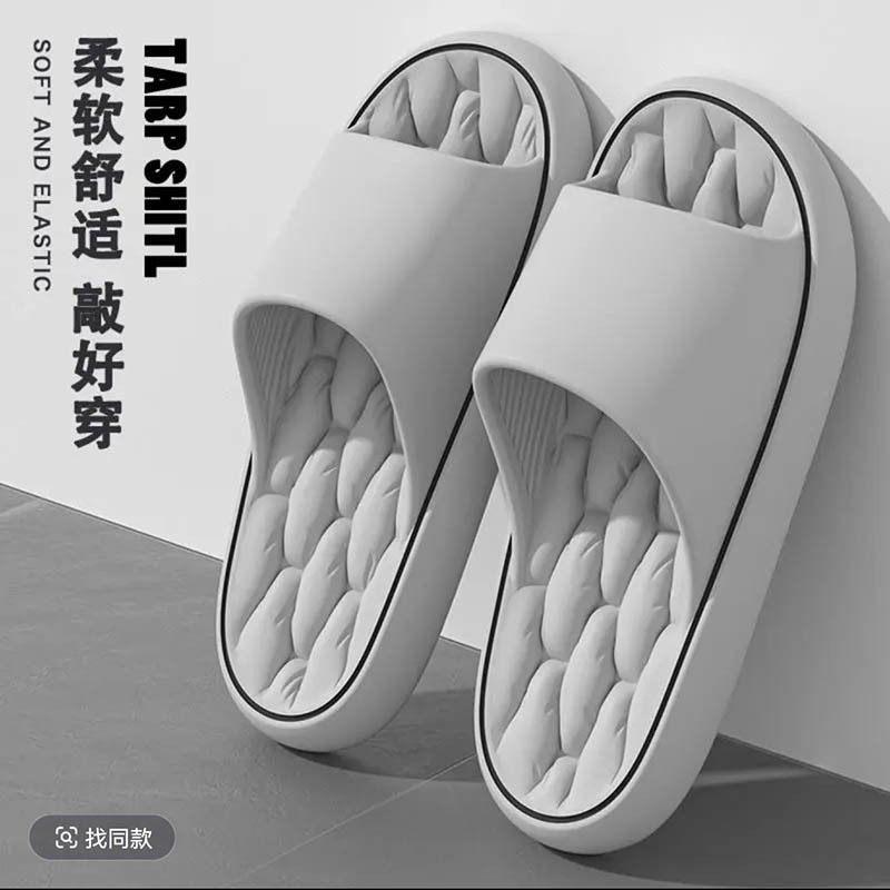 新しい夏の女性の浴室入浴スリッパ男性屋内ホーム EVA 滑り - Men'S Shoes Slip On のレビューと価格