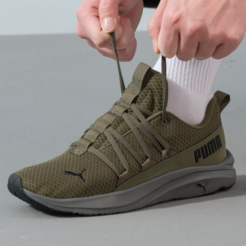 プーマ メンズシューズ 新品 ミリタリーグリーン メッシュ  - Men'S Shoes Puma Sneakers のレビューと価格