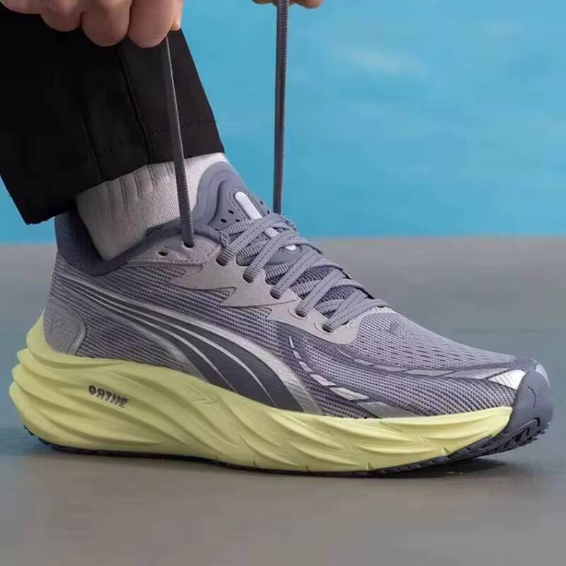メンズ プーマ 311140-19 パープル ライム 軽量ラ - Men'S Shoes Puma Sneakers のレビューと価格