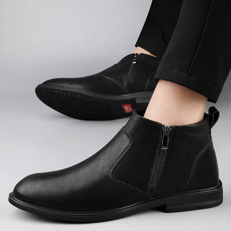 CLOHOO 手作りメンズブーツ ビジネスカジュアル 牛革  - Men'S Shoes Hugo Boss のレビューと価格