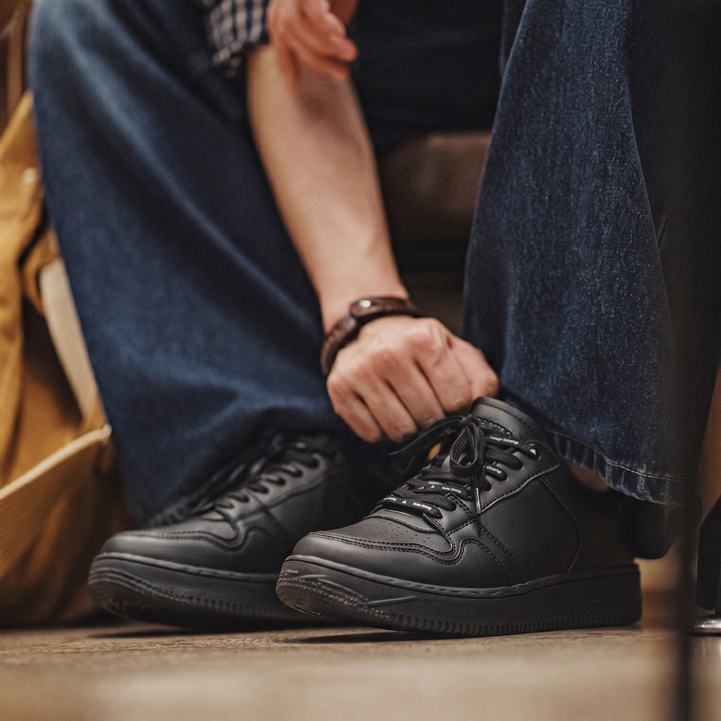 MADEN クラシック ホワイト ブラック プラットフォーム - Men'S Shoes Black And White のレビューと価格