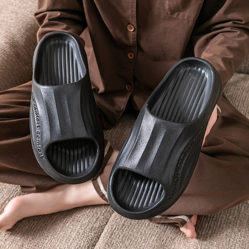 女性男性夏 EVA スリッパソフトノンスリップビーチサンダル - Men'S Shoes With Platform のレビューと価格