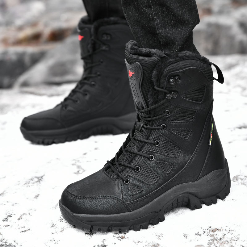 新型メンズタクティカルブーツ 防水ハンティングハイキングシュ - Men'S Shoes Hiking のレビューと価格