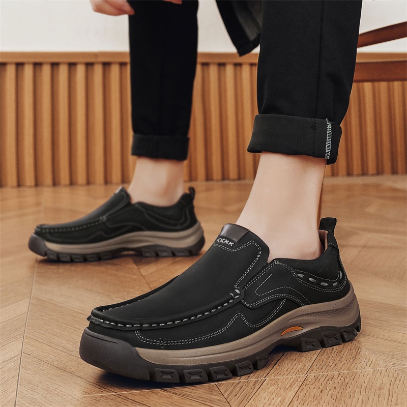 ブランドメンズシューズ高品質本革メンズカジュアルシューズスリ - Men'S Shoes Quality Brands のレビューと価格