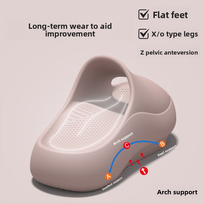 ドイツ製アーチサポート付きネガティブヒールスリッパ（女性用） - Men'S Shoes Slip On のレビューと価格