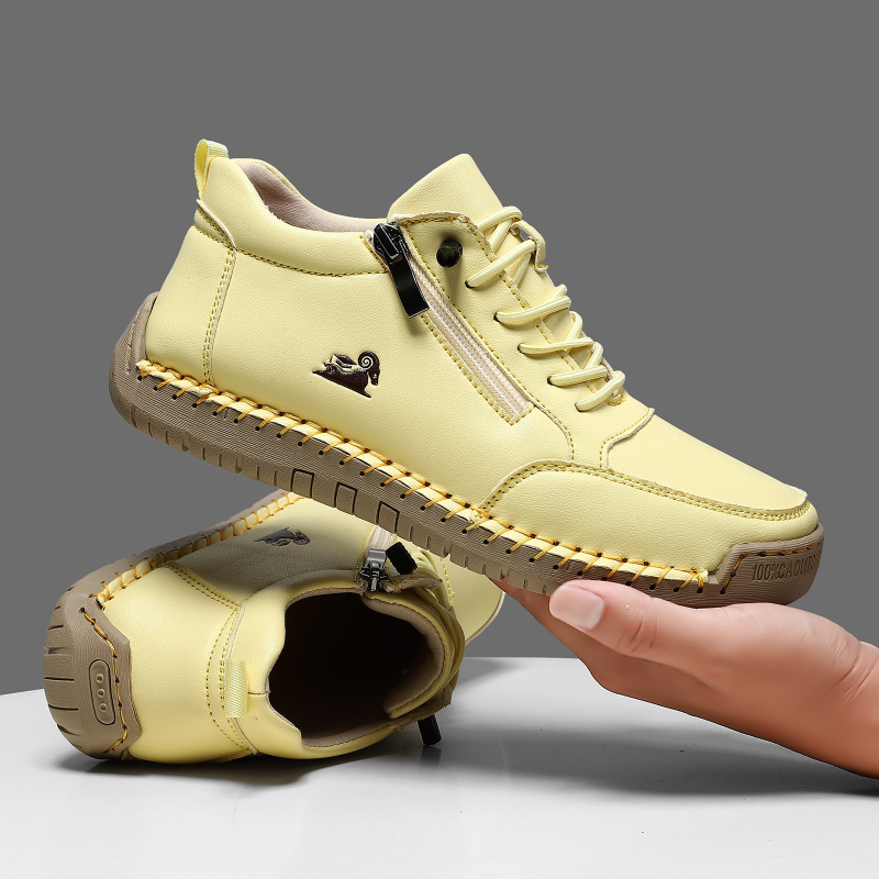 女性用スニーカー手作りレザーカジュアルシューズアウトドアソフ - Men'S Shoes Hugo Boss のレビューと価格