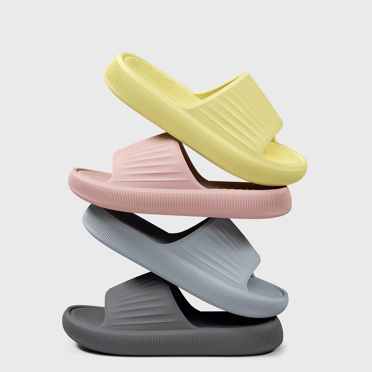 女性用サマーサンダル、滑り止めEVAソフトソールシャワースリ - Men'S Shoes With Platform のレビューと価格